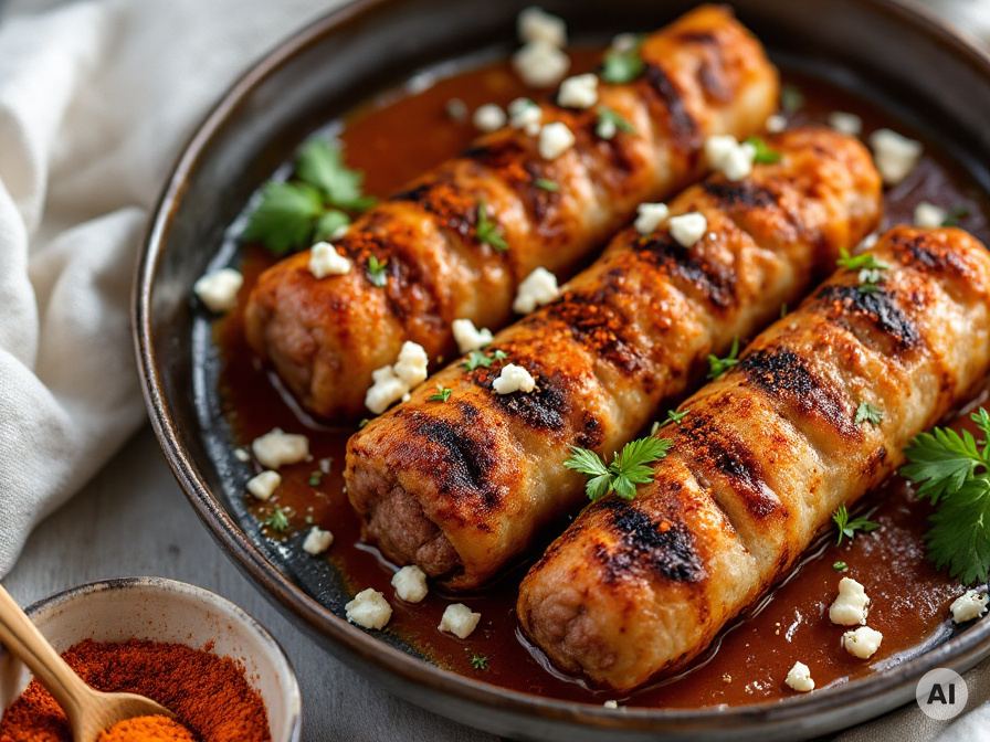 Bifteki mit Tomatenreis und Tzatzki Rezept