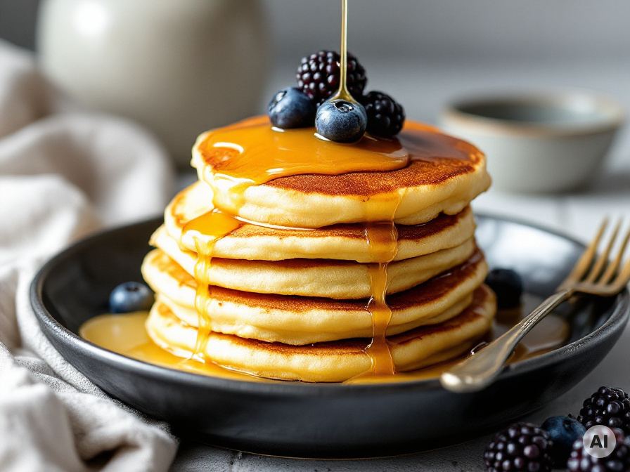 Blaubeer-Pancakes Rezept