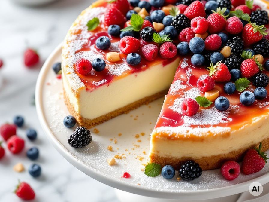 Blaubeer-Zebrakäsekuchen Rezept
