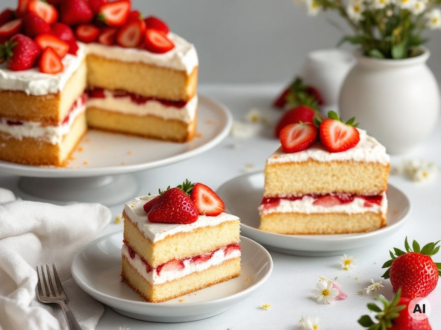 Erdbeerkuchen – Rezept