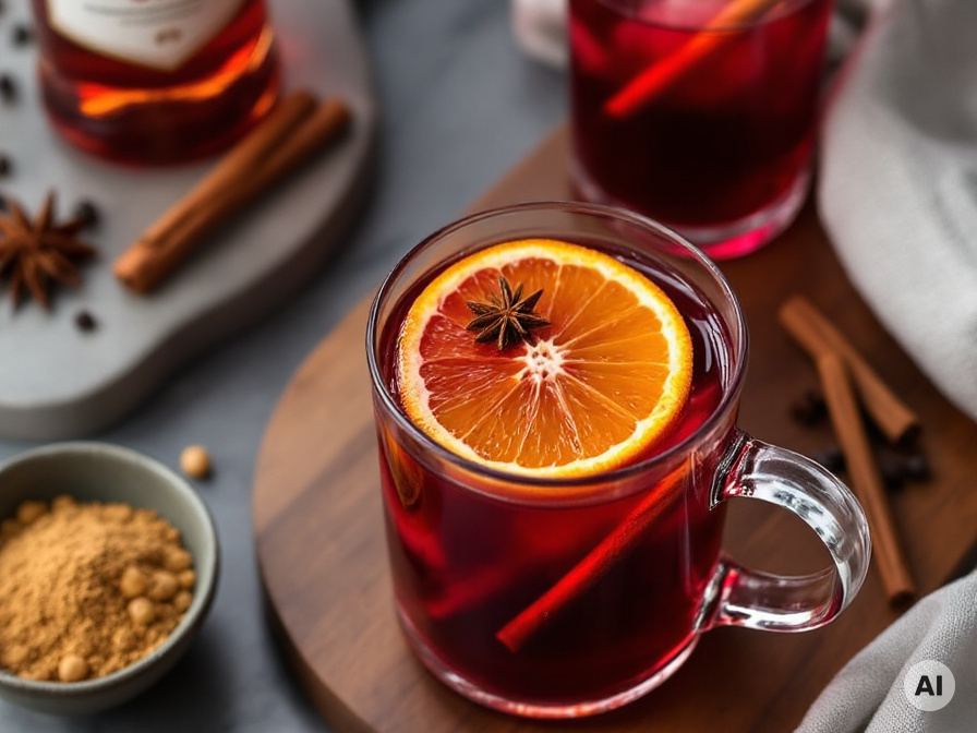 Glüh Gin Trendgetränk Rezept