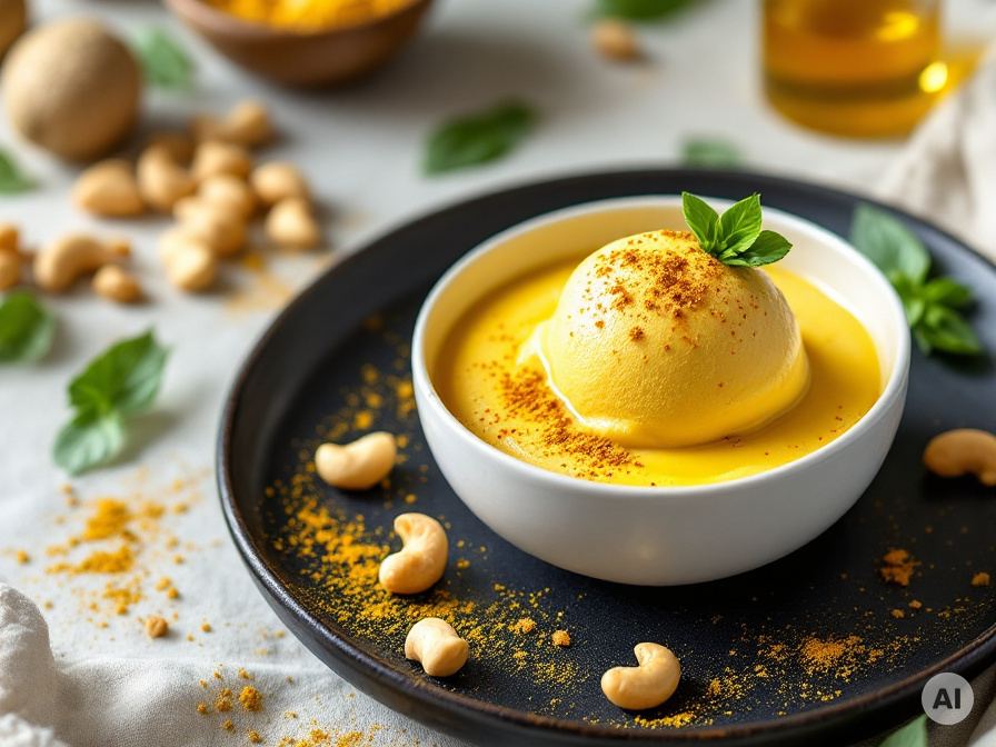 „Goldene Milch“ Eis -Rezept
