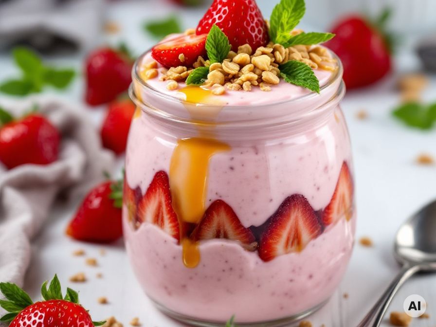 Honig Joghurt Dessert – Rezept