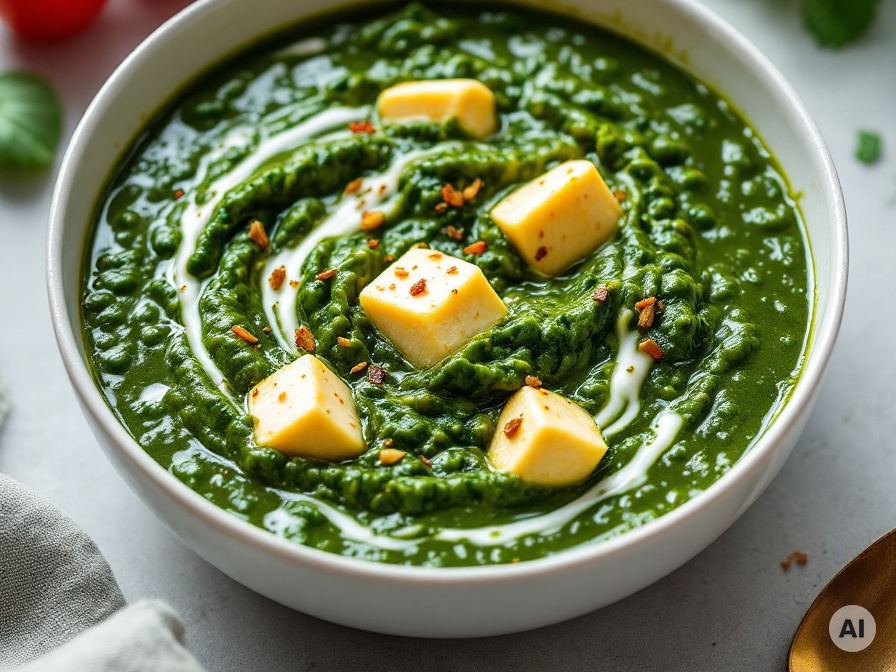 Indisches Palak Paneer (Spinat-Curry) Rezept