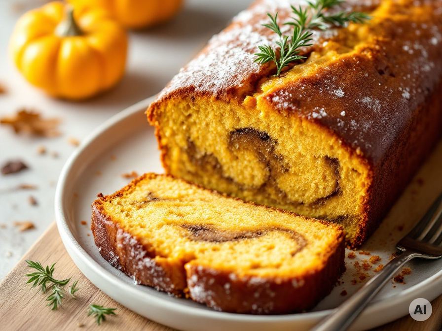 Kürbis Bananen Brot Rezept