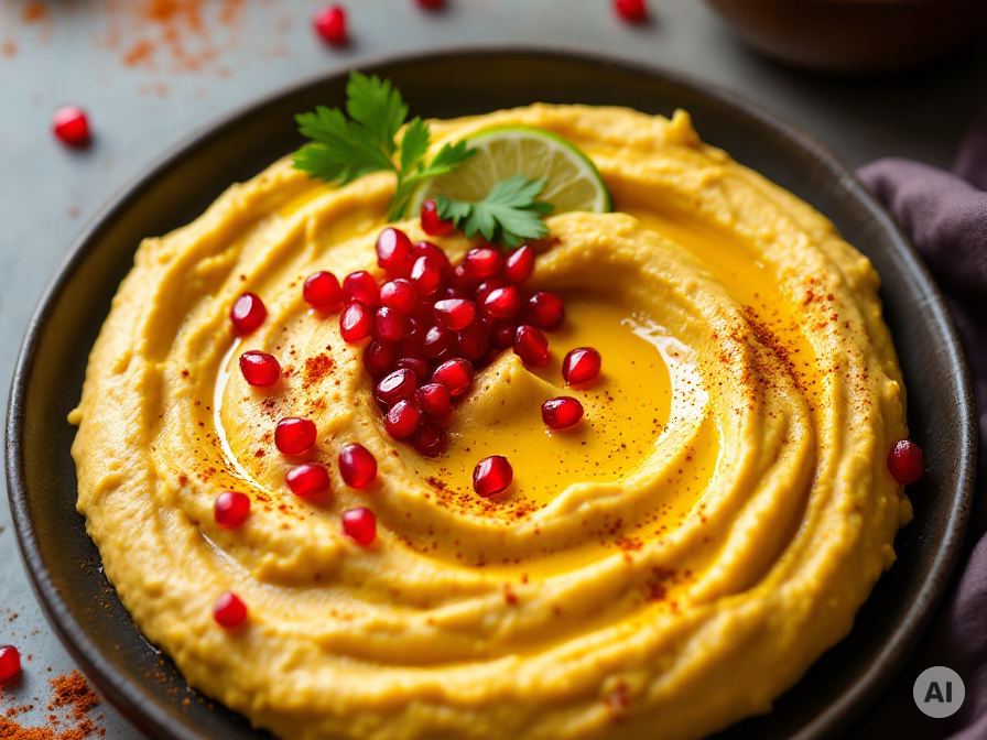 Kurkuma-Hummus Rezept