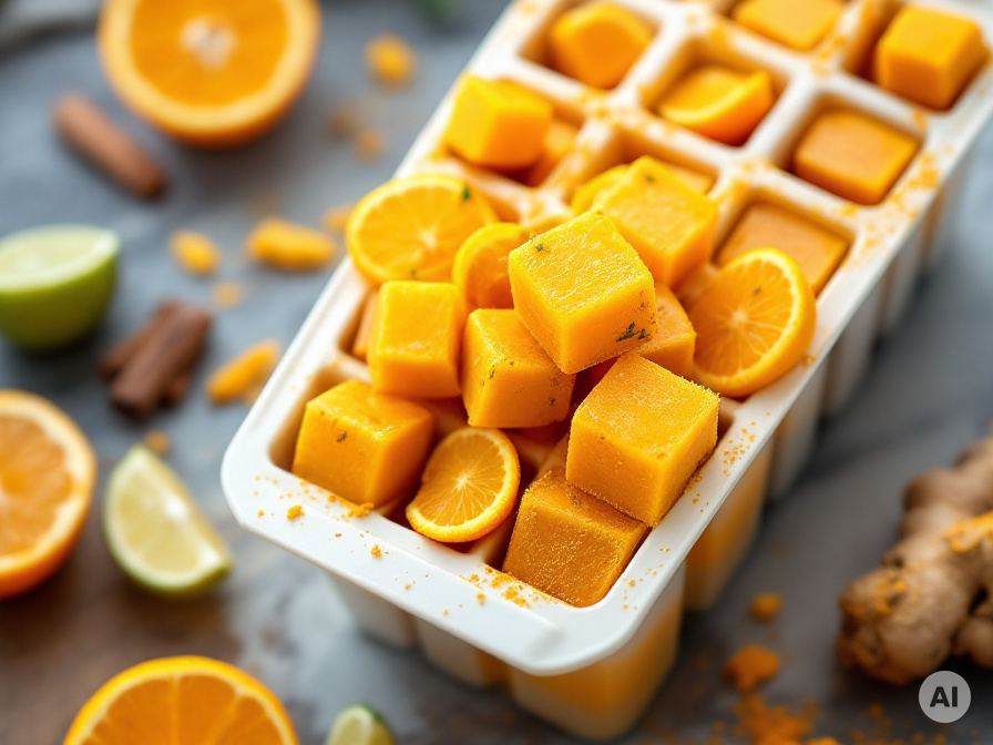 Kurkuma Ingwer Tee – zum einfrieren – lange haltbar – Rezept