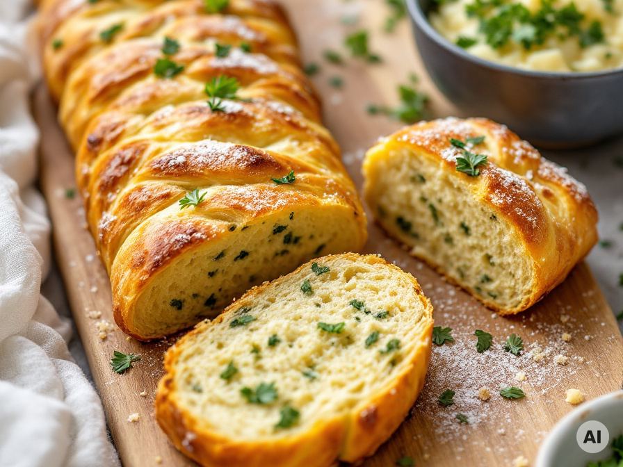 Long-Baguette Oregano-Parmesan Rezept