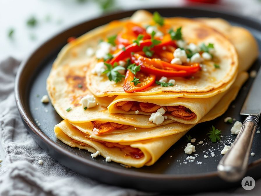 Pfannkuchen herzhaft gefüllt Rezept