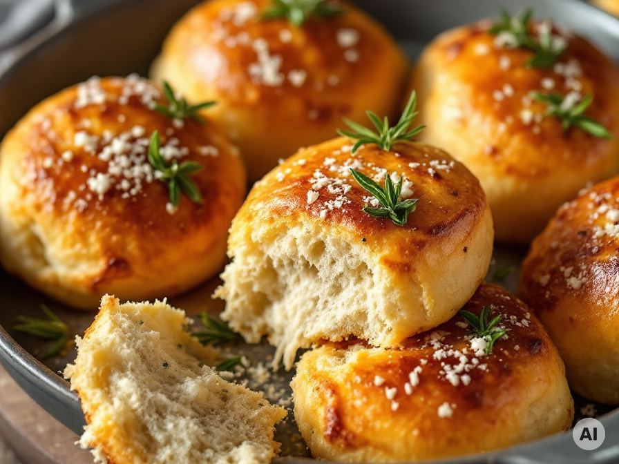 Rosmarin Käse Brötchen Rezept