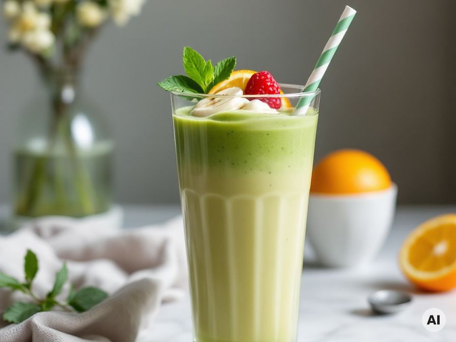 Spinat-Avocado-Smoothie aus dem Thermomix® Rezept