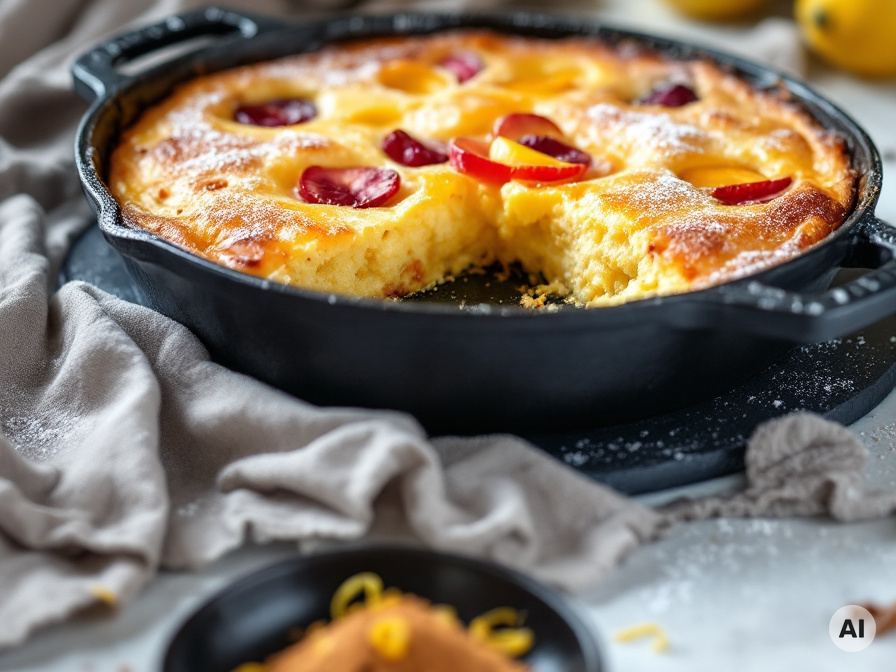 Süßer Auflauf mit Grieß Rezept