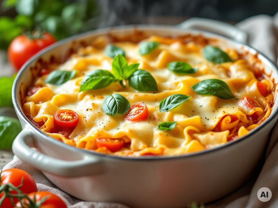 Tomaten Mozzarella Gratin Rezept