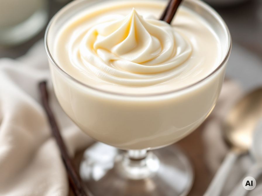 Süßes schnelles Vanillecreme Rezept