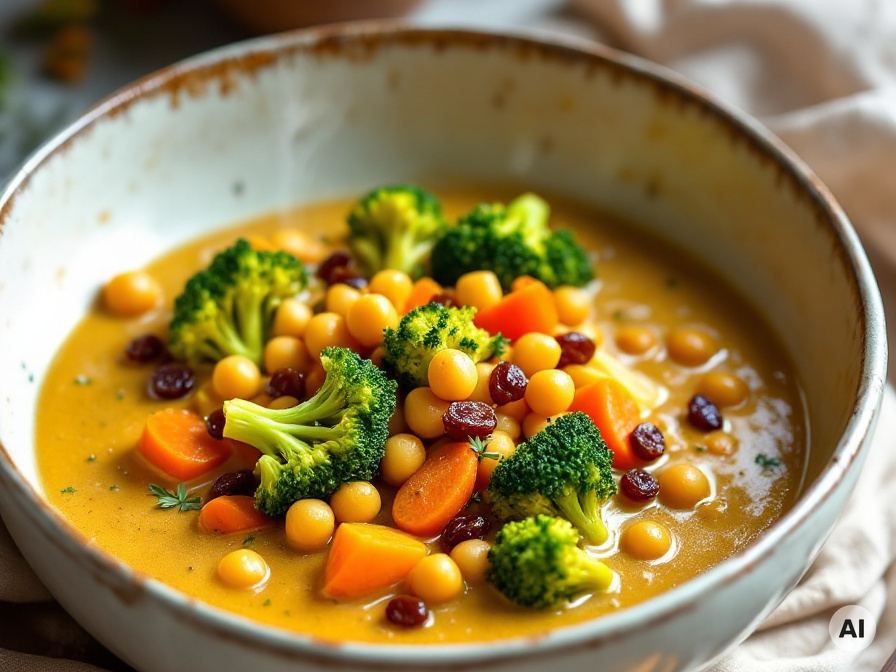 Vegetarisches Kichererbsen Curry Rezept