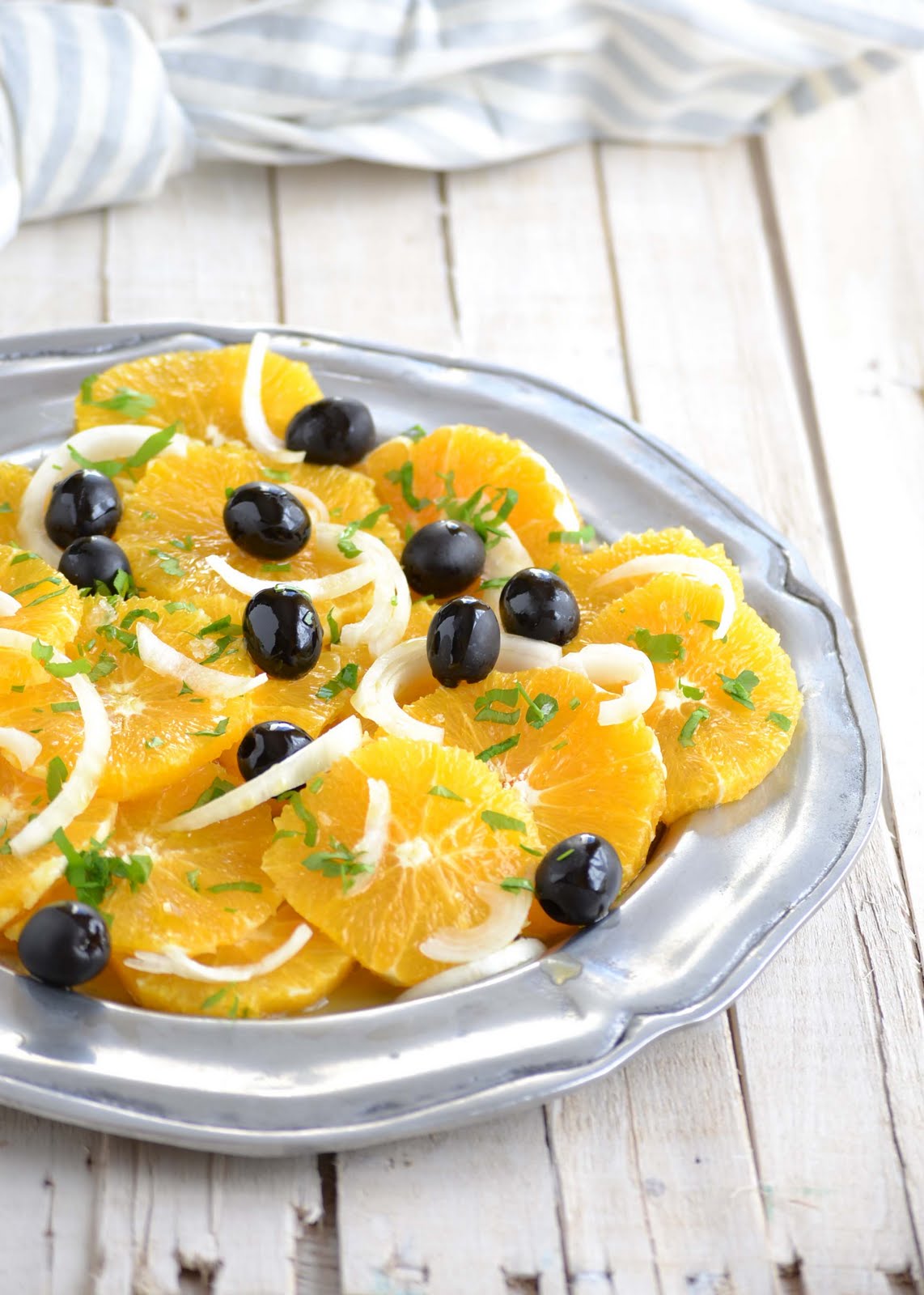 Orange-Zwiebel-Salat