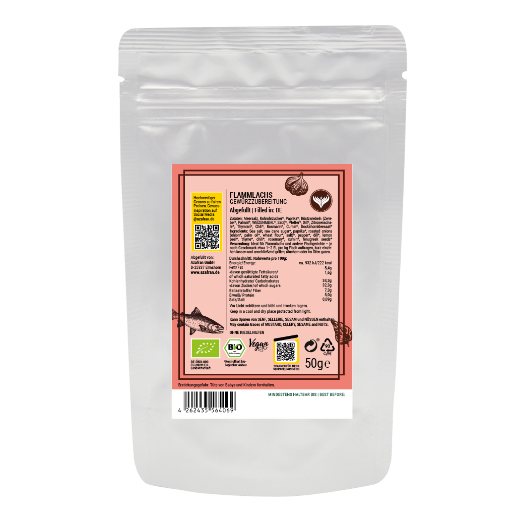 BIO Flammlachs Gewürz (50g)