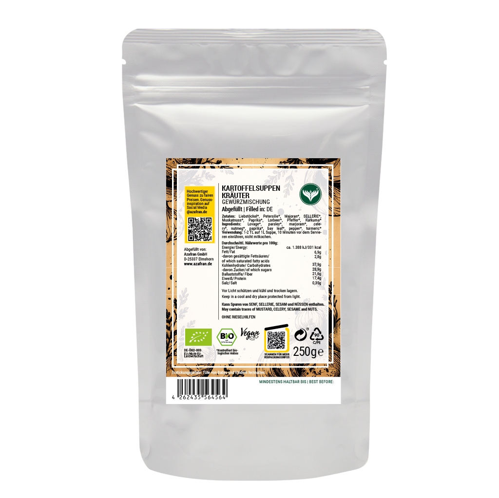 BIO Kartoffelsuppen Kräuter 250g