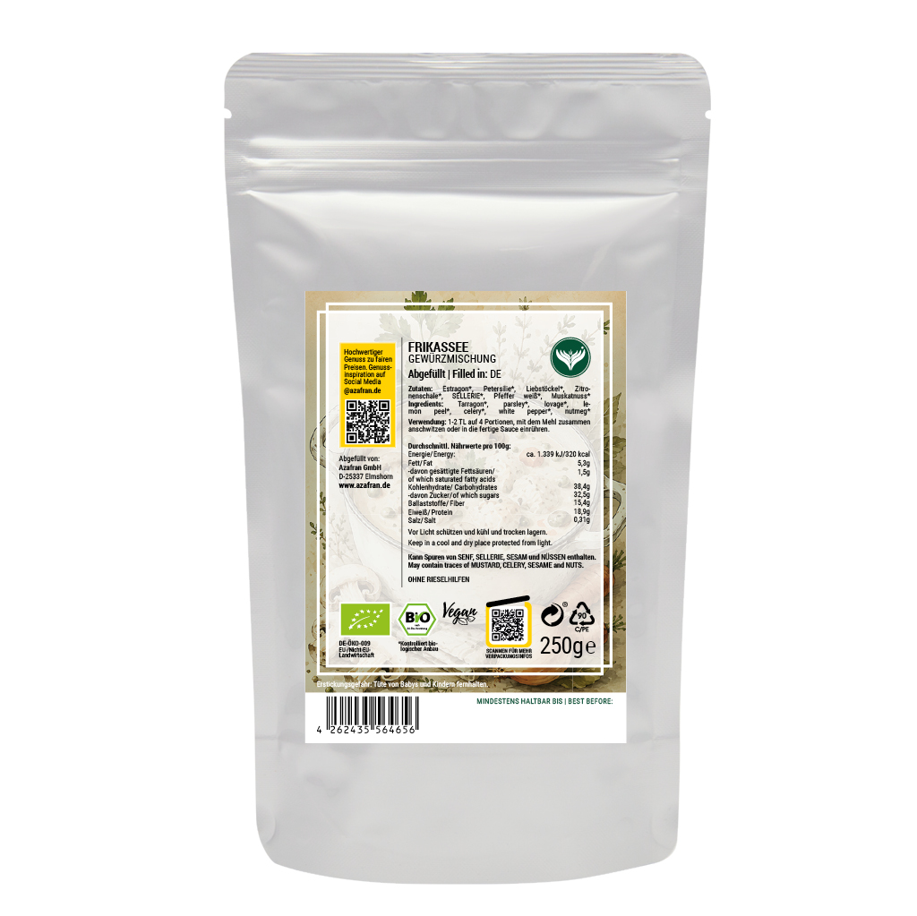 BIO Frikassee Gewürz 250g