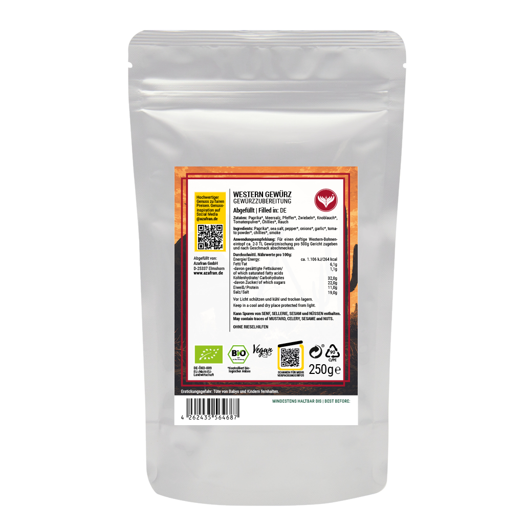 BIO Western Gewürz 250g