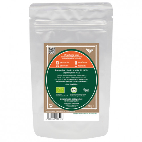 BIO-Muskatnusspulver 50g
