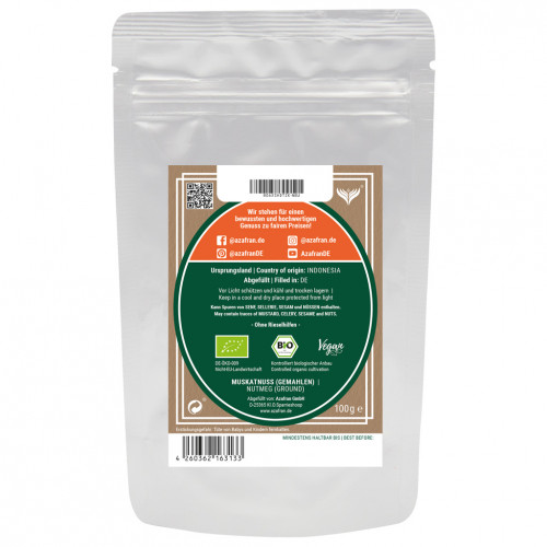 BIO-Muskatnusspulver 400g