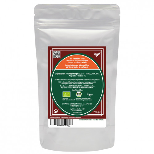 BIO Chipotle Chilipulver 250 Gramm