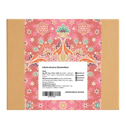 Indische Gewürze (Geschenkbox)