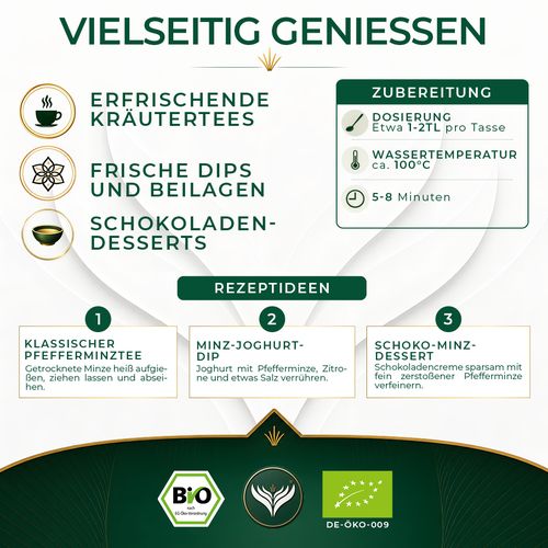 BIO Pfefferminze 1kg
