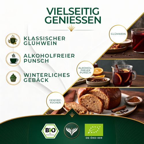 BIO-Glühwein- u. Punschgewürz (500g)