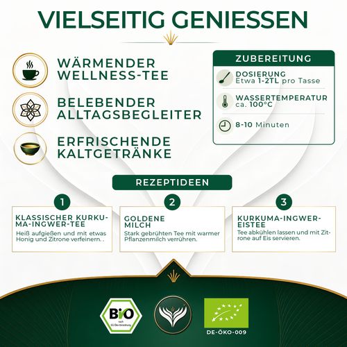 BIO Kurkuma Ingwer Tee (250g)