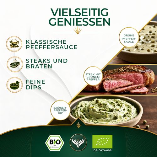 Grüner BIO-Pfeffer (250 Gramm)