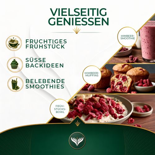 Himbeerstücke (50 Gramm)