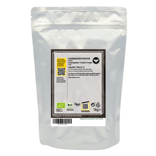 Schwarzer BIO-Pfeffer (1kg)