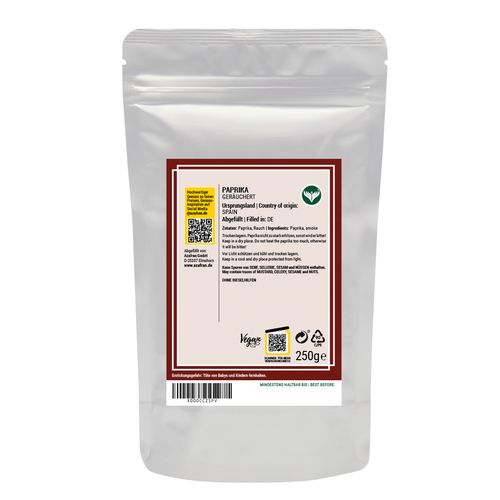 Paprika (geräuchert) 250 Gramm