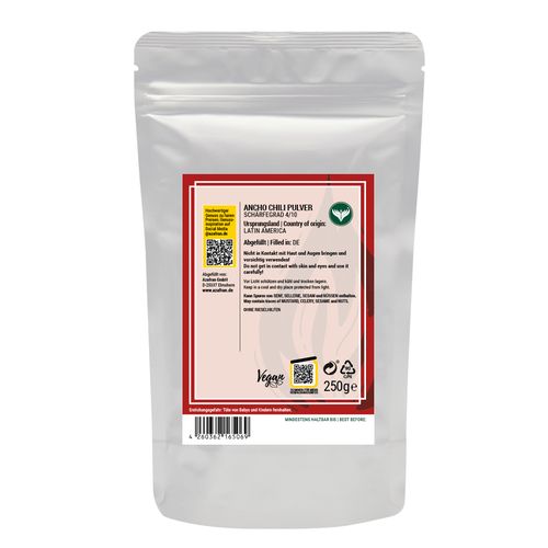 Ancho Chilipulver 250 Gramm
