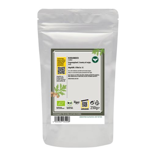 BIO-Koriander ganz (250 Gramm)