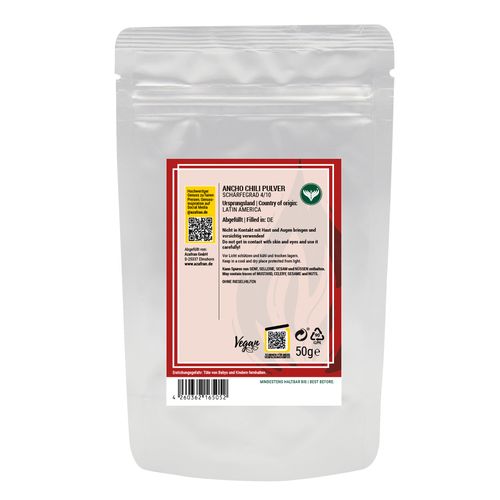 Ancho Chilipulver 50 Gramm