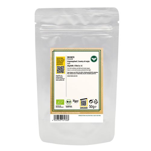 BIO-Ingwerpulver (50 Gramm)